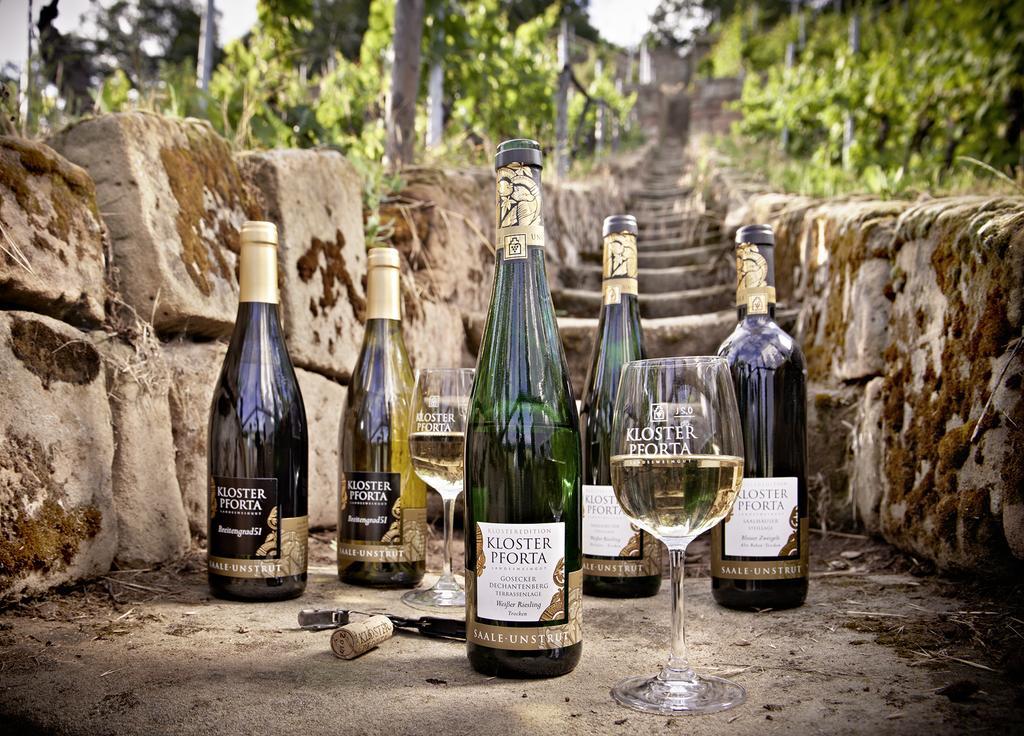נאומבורג Ferienwohnung Weingut Kloster Pforta חדר תמונה